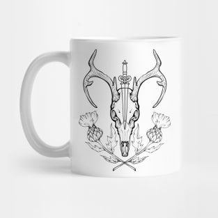 Skull and Thistle Mug